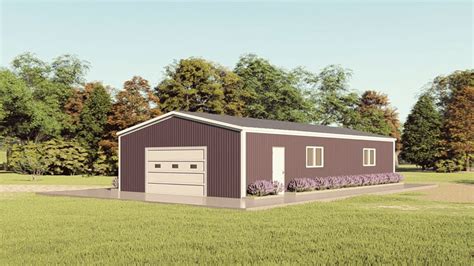 metal building house plan book|30x60 metal building house plans.